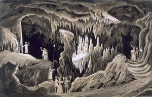 „Pokój Gobelinów”, Jaskinia Weyera, hrabstwo Augusta, 1858 r.
